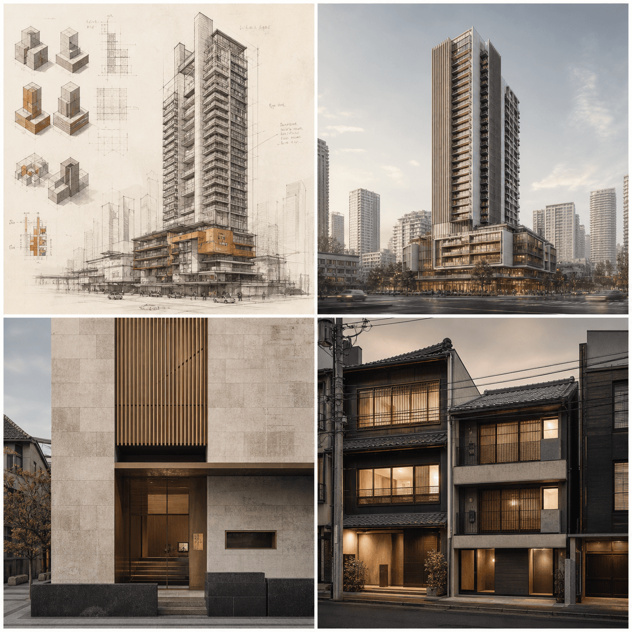 Nomavek project workspace with sketch, render, detail, and reference views